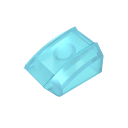 GDS-1015 - Slope Curved 2 x 2 with Lip, No Studs