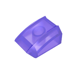 GDS-1015 - Slope Curved 2 x 2 with Lip, No Studs