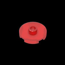 GDS-1041 - Plate Special Round 2 x 2 with Center Stud (Jumper Plate)