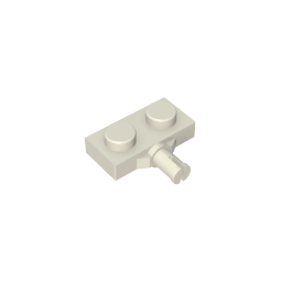 GDS-1065 - Plate Special 1 x 2 with Wheel Holder, Single Slit