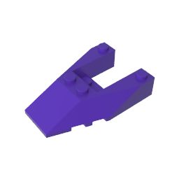 GDS-1066 - Wedge Sloped 6 x 4 Cutout, Stud Notches