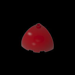 GDS-1078 - Brick Round Corner 3 x 3 x 2 Dome Top