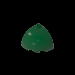 GDS-1078 - Brick Round Corner 3 x 3 x 2 Dome Top