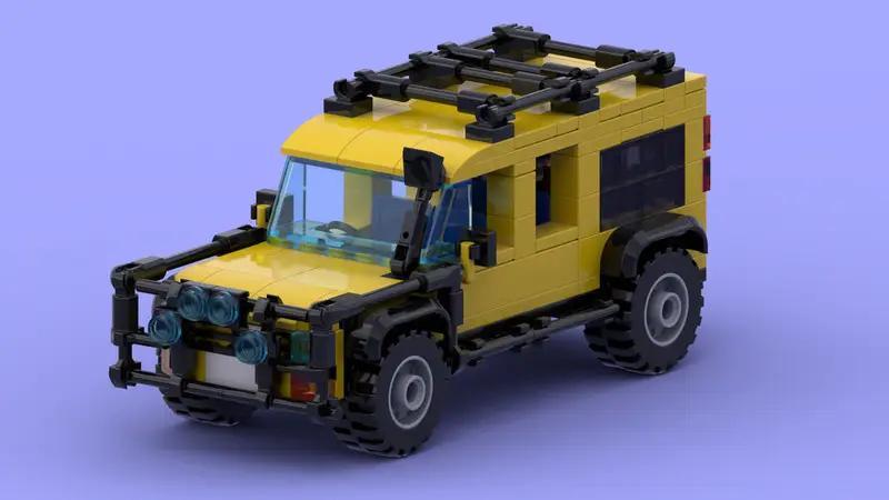 MOC-108122 off-road kitted SUV– MOC Brick Store