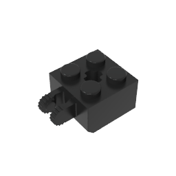 GDS-1085 - Hinge Brick 2 x 2 Locking with 2 Fingers Vertical and Axle Hole