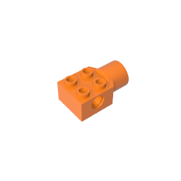 GDS-1087 - Technic Brick Special 2 x 2 with Pin Hole, Rotation Joint Socket