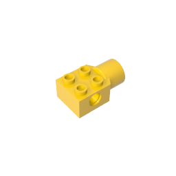 GDS-1087 - Technic Brick Special 2 x 2 with Pin Hole, Rotation Joint Socket