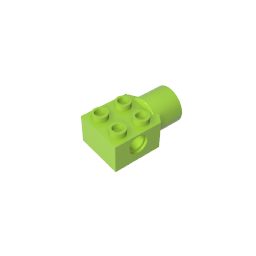 GDS-1087 - Technic Brick Special 2 x 2 with Pin Hole, Rotation Joint Socket