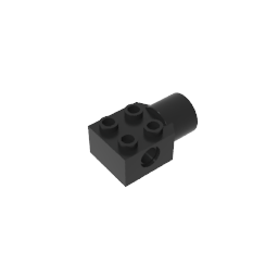 GDS-1087 - Technic Brick Special 2 x 2 with Pin Hole, Rotation Joint Socket