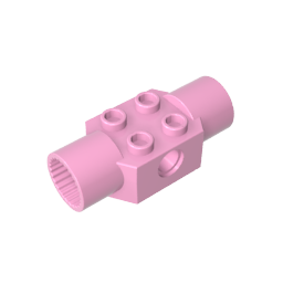 GDS-1090 - Technic Brick Special 2 x 2 with Pin Hole, with 2 Rotation Joint Sockets