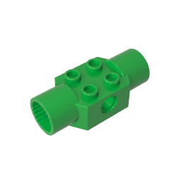 GDS-1090 - Technic Brick Special 2 x 2 with Pin Hole, with 2 Rotation Joint Sockets