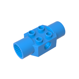 GDS-1090 - Technic Brick Special 2 x 2 with Pin Hole, with 2 Rotation Joint Sockets