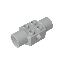 GDS-1090 - Technic Brick Special 2 x 2 with Pin Hole, with 2 Rotation Joint Sockets