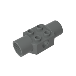 GDS-1090 - Technic Brick Special 2 x 2 with Pin Hole, with 2 Rotation Joint Sockets