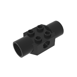 GDS-1090 - Technic Brick Special 2 x 2 with Pin Hole, with 2 Rotation Joint Sockets