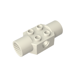 GDS-1090 - Technic Brick Special 2 x 2 with Pin Hole, with 2 Rotation Joint Sockets