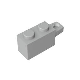 GDS-1093 - Hinge Brick 1 x 2 Locking with 1 Finger Horizontal End