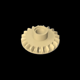 GDS-1105 - Technic Gear 20 Tooth Bevel with Pin Hole