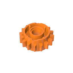 GDS-1106 - Technic Gear 16 Tooth with Clutch on Both Sides