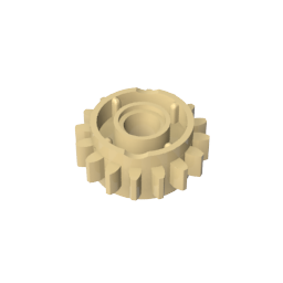 GDS-1106 - Technic Gear 16 Tooth with Clutch on Both Sides