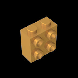 GDS-1117 - Brick Special 1 x 2 x 1 2/3 with Four Studs on One Side
