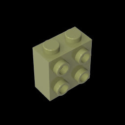 GDS-1117 - Brick Special 1 x 2 x 1 2/3 with Four Studs on One Side