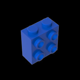 GDS-1117 - Brick Special 1 x 2 x 1 2/3 with Four Studs on One Side