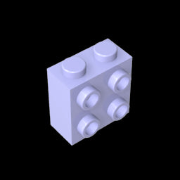 GDS-1117 - Brick Special 1 x 2 x 1 2/3 with Four Studs on One Side