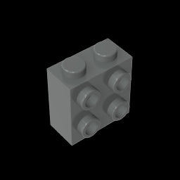 GDS-1117 - Brick Special 1 x 2 x 1 2/3 with Four Studs on One Side