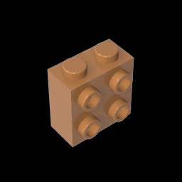 GDS-1117 - Brick Special 1 x 2 x 1 2/3 with Four Studs on One Side