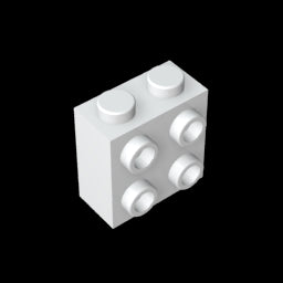 GDS-1117 - Brick Special 1 x 2 x 1 2/3 with Four Studs on One Side