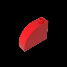 GDS-1118 - Brick Curved 1 x 3 x 2