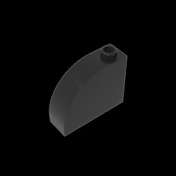 GDS-1118 - Brick Curved 1 x 3 x 2