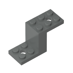 GDS-1129 - Bracket 5 x 2 x 2 1/3 with Inside Stud Holder