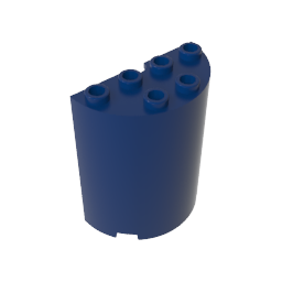 GDS-1134 - Cylinder Half 2 x 4 x 4