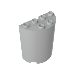 GDS-1134 - Cylinder Half 2 x 4 x 4