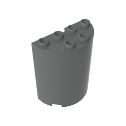 GDS-1134 - Cylinder Half 2 x 4 x 4