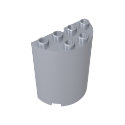 GDS-1134 - Cylinder Half 2 x 4 x 4
