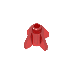 GDS-1153 - Brick Round 1 x 1 with Fins, Open Stud