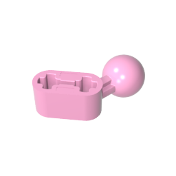 GDS-1155 - Technic Beam 1 x 2 with Ball Joint Angled
