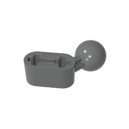 GDS-1155 - Technic Beam 1 x 2 with Ball Joint Angled