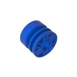 GDS-1157 - Wheel 18 x 14 with Pin Hole, Fake Bolts and Shallow Spokes