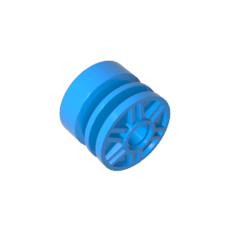 GDS-1157 - Wheel 18 x 14 with Pin Hole, Fake Bolts and Shallow Spokes