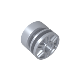 GDS-1157 - Wheel 18 x 14 with Pin Hole, Fake Bolts and Shallow Spokes