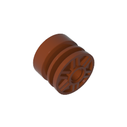 GDS-1157 - Wheel 18 x 14 with Pin Hole, Fake Bolts and Shallow Spokes