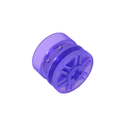 GDS-1158 - Wheel 18 x 14 with Axle Hole, Fake Bolts and Shallow Spokes