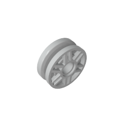 GDS-1160 - Wheel 18 x 8 with Fake Bolts and Deep Spokes with Inner Ring