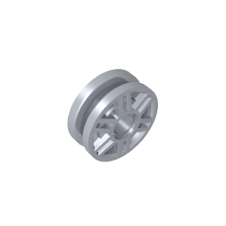 GDS-1160 - Wheel 18 x 8 with Fake Bolts and Deep Spokes with Inner Ring