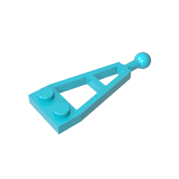 GDS-1162 - Plate Special 1 x 2 with Long Towball