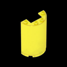 GDS-1164 - Cylinder Half 2 x 4 x 5 with 1 x 2 cutout